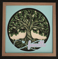 Cadre Arbre de Vie – 30x30cm