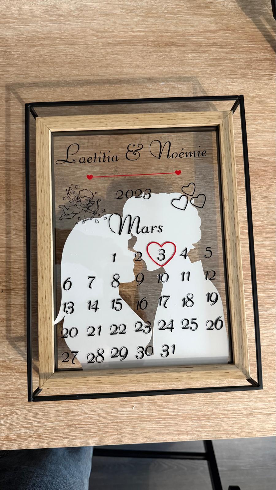 Cadre personnalisé - Date importante