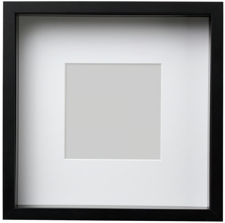 Cadre Shadow Box personnalisable -25 x 25 cm
