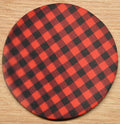 Dessous de verre Carreaux rouge & noir – Lot de 4
