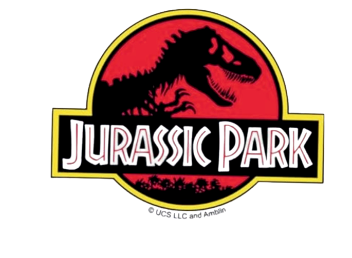 Autocollant Dinosaure – Logo Jurassic Park