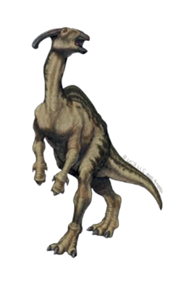 Autocollant Dinosaure – Parasaurolophus
