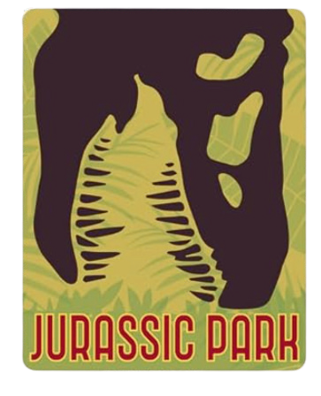 Autocollant Dinosaure – Couverture Jurassic Park