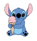 Autocollant Stitch – Stitch glace