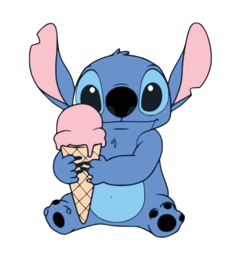 Autocollant Stitch – Stitch glace