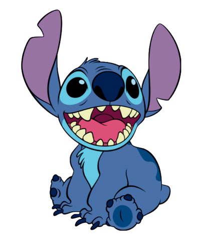 Autocollant Stitch – Stitch souriant