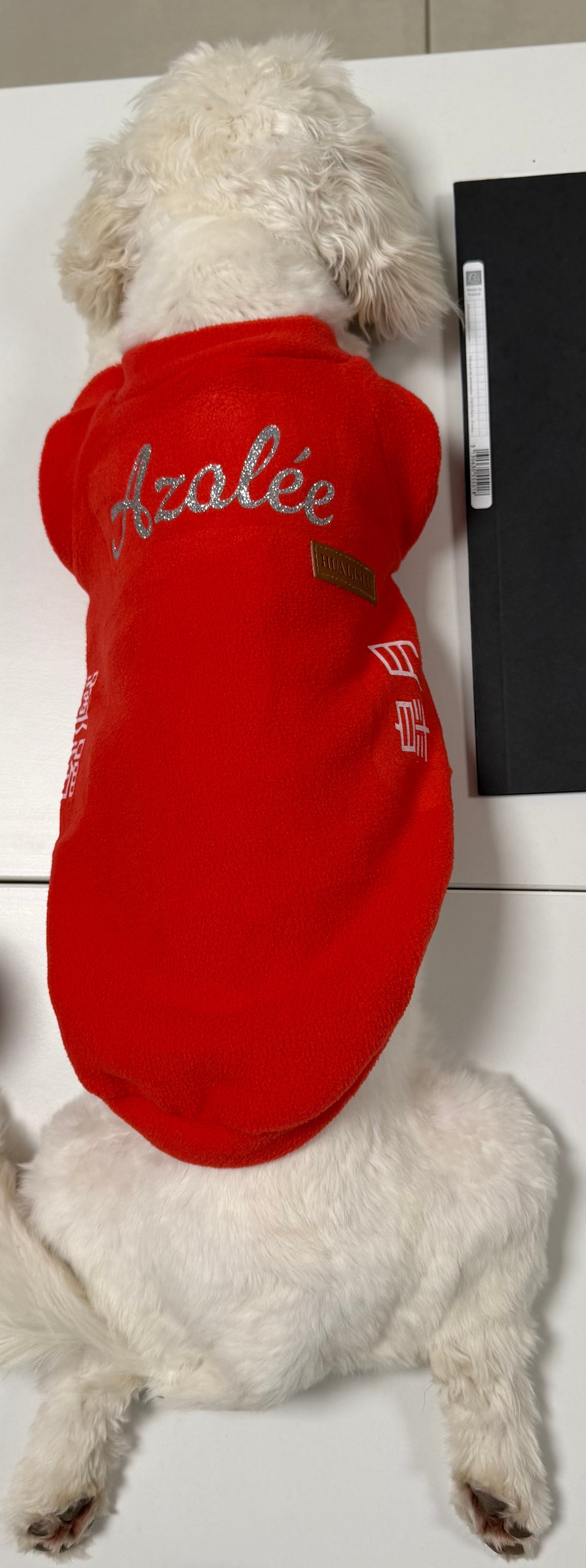 Manteau polaire pour chien personnalisé