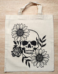 Tote bag Skull & Fleurs