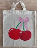 Tote bag Cerises & Nœud