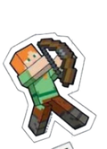 Autocollant Minecraft – Arc