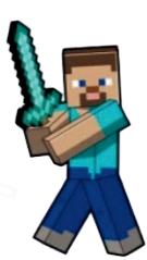 Autocollant Minecraft – Épée en diamant