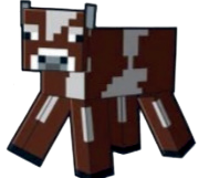 Autocollant Minecraft – Vache