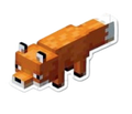 Autocollant Minecraft – Renard