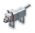 Autocollant Minecraft – Loup
