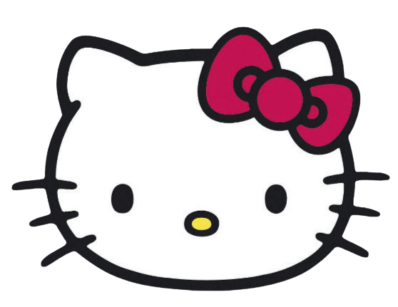 Autocollant Kawaii – Hello Kitty tête
