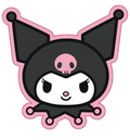 Autocollant Kawaii – Kuromi tête