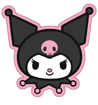 Autocollant Kawaii – Kuromi tête