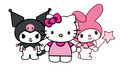 Autocollant Kawaii – Trio Sanrio
