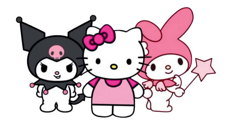 Autocollant Kawaii – Trio Sanrio