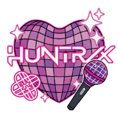 Autocollant Kpop – HuntrX cœur