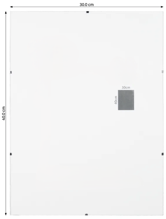 Cadre clip personnalisable – Vinyle adhésif (30x40)