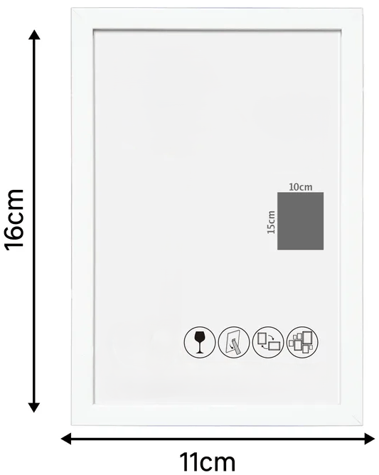 Cadre PVC personnalisable – Superposition papier coloré / adhésif (10x15)