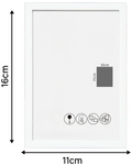 Cadre PVC personnalisable – Superposition papier coloré / adhésif (10x15)