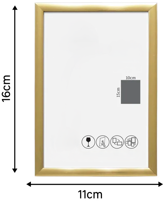 Cadre PVC personnalisable – Superposition papier coloré / adhésif (10x15)
