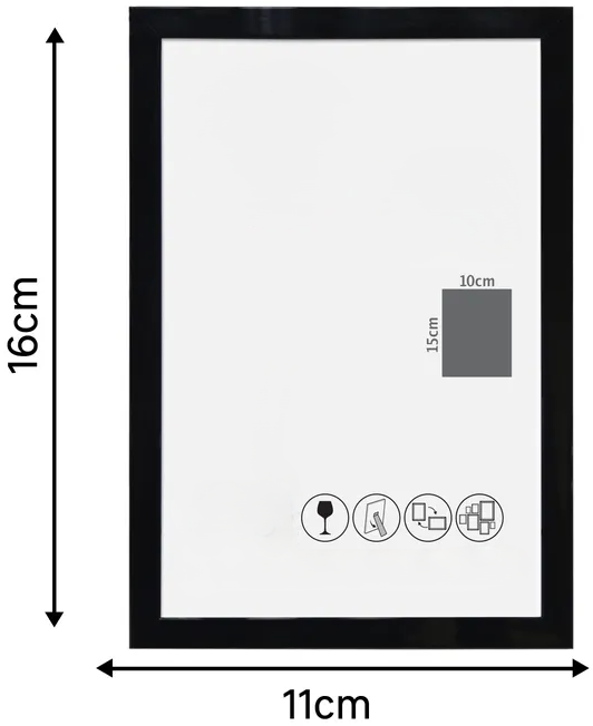 Cadre PVC personnalisable – Superposition papier coloré / adhésif (10x15)