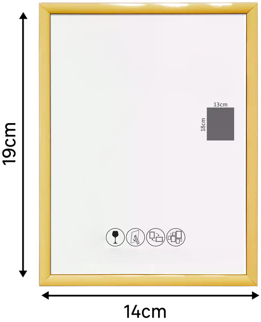 Cadre PVC personnalisable – Superposition papier coloré / adhésif (13x18)