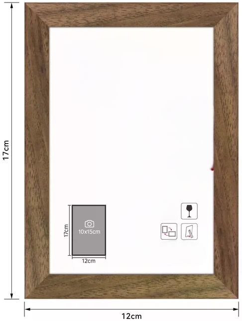 Cadre Bois personnalisable – Superposition papier coloré / adhésif (10x15)
