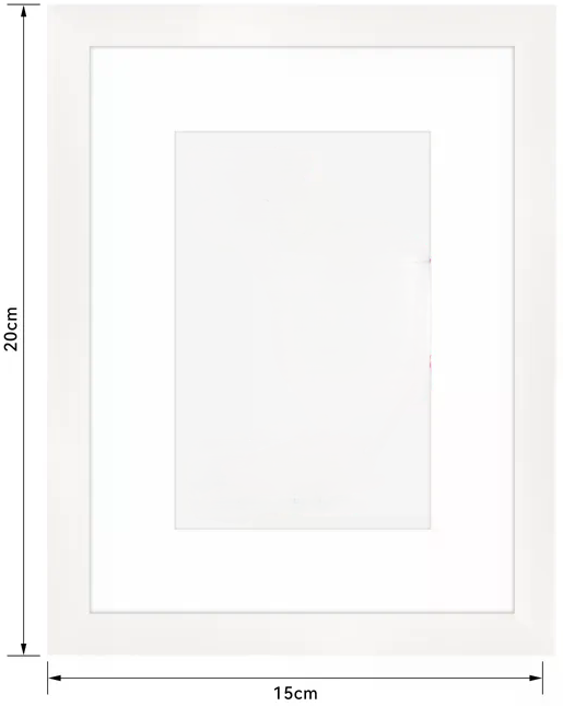 Cadre bois personnalisable – Superposition papier coloré / adhésif (13x18)