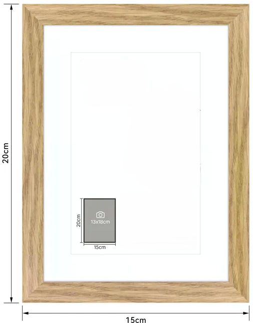 Cadre bois personnalisable – Superposition papier coloré / adhésif (13x18)
