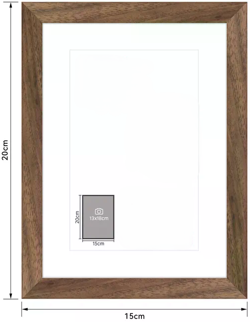 Cadre bois personnalisable – Superposition papier coloré / adhésif (13x18)
