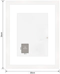 Cadre bois personnalisable – Superposition papier coloré / adhésif (18x24)