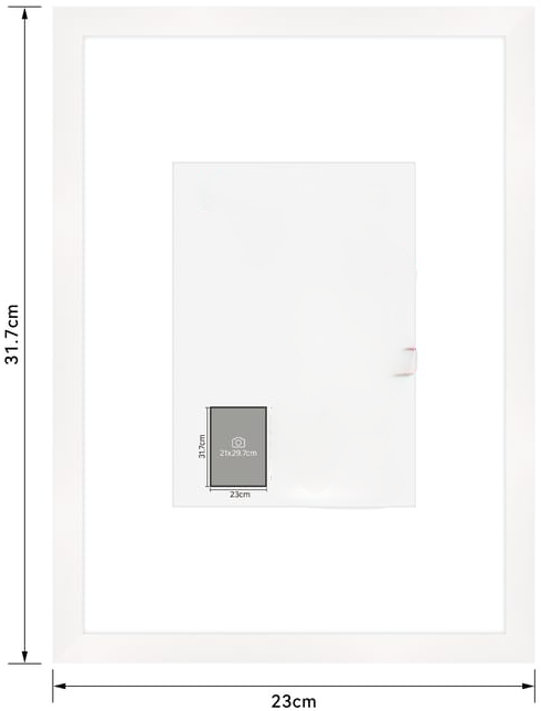 Cadre bois personnalisable – Superposition papier coloré / adhésif (21x29,7)