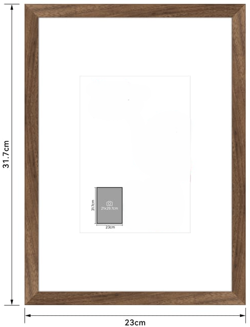 Cadre bois personnalisable – Superposition papier coloré / adhésif (21x29,7)