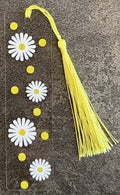 Marque-page acrylique – Marguerites blanches & jaunes