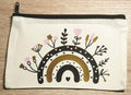 Pochette Arc-en-ciel fleuri – 13x21cm