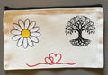 Pochette Arbre de vie & Marguerite – 13x21cm
