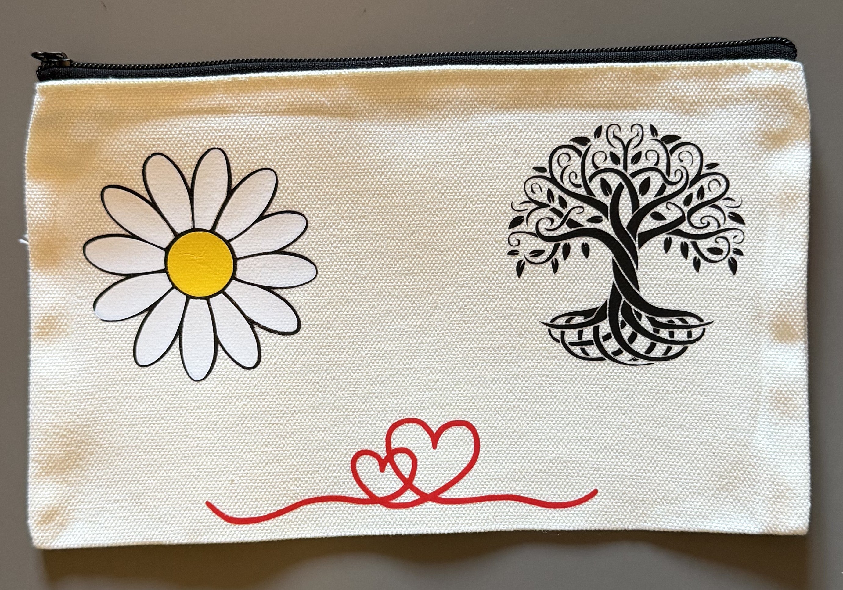 Pochette Arbre de vie & Marguerite – 13x21cm