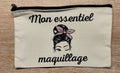 Pochette Mon essentiel maquillage – 13x21cm