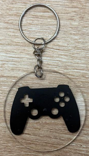 Porte-clé acrylique – Manette Gaming – Ø5cm