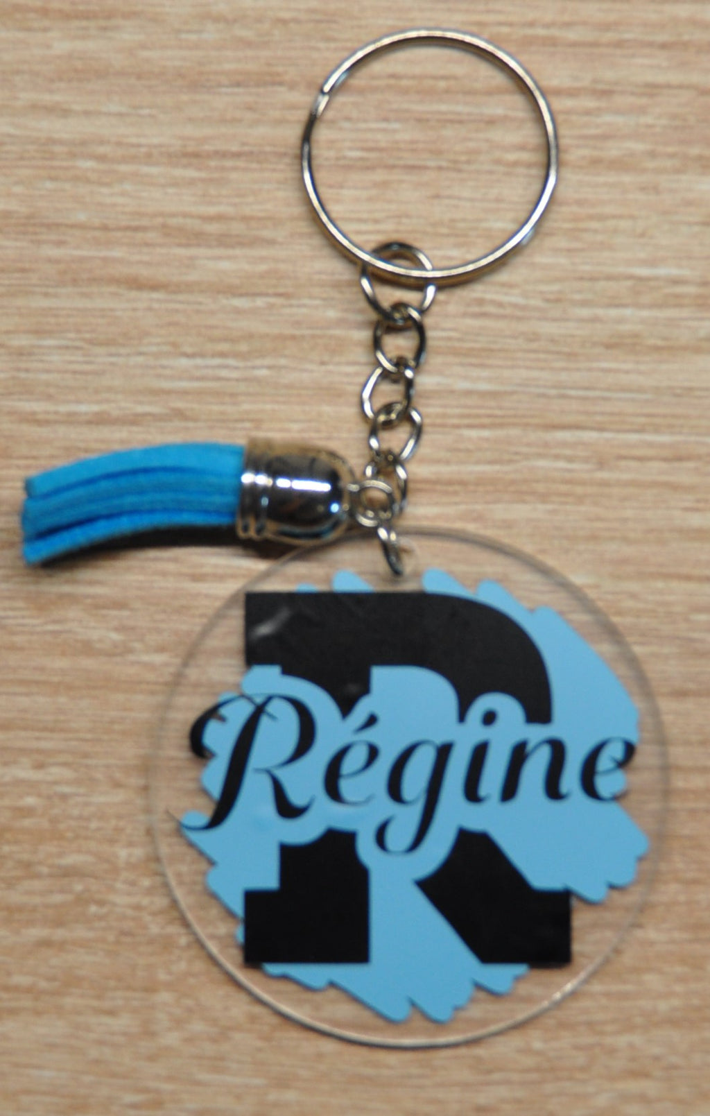 Porte-clé acrylique prénom personnalisable – Ø5cm