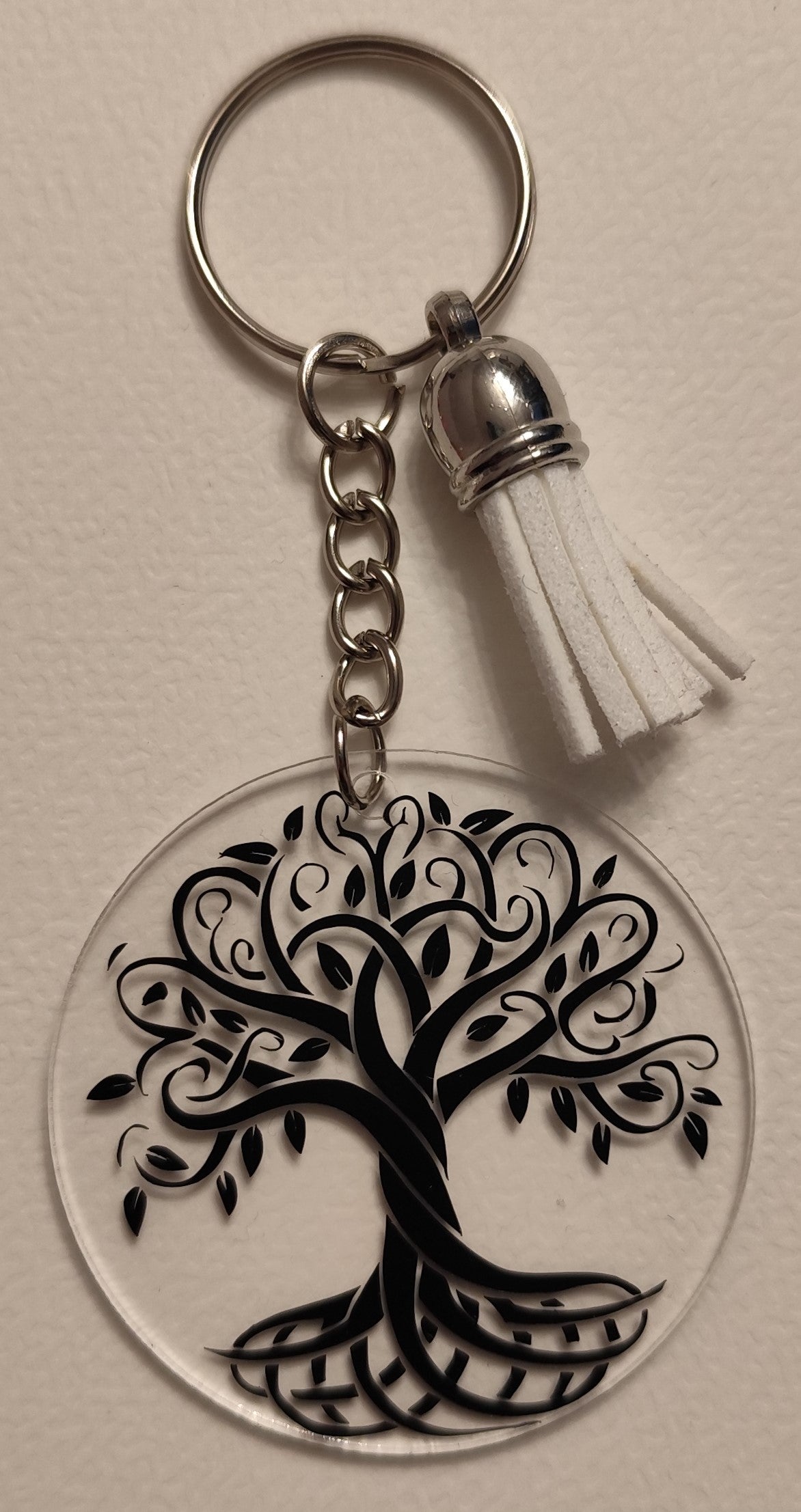 Porte-clé acrylique Arbre de vie – Ø5cm