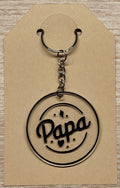 Porte-clé acrylique Papa – Ø5cm