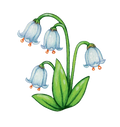 Autocollant Printemps – Muguet