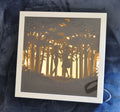 Shadow Box Couple – Cadre lumineux