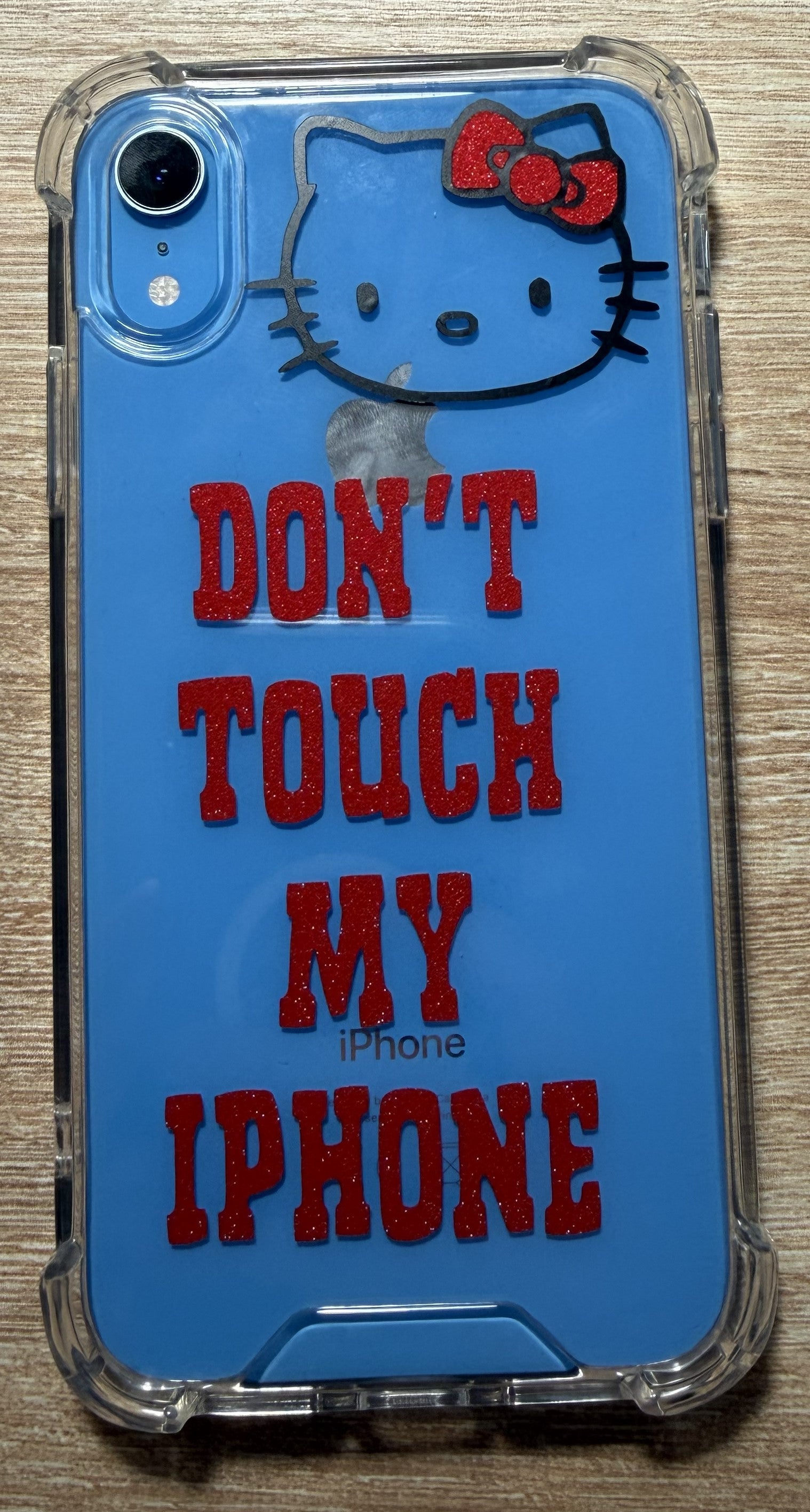 Coque téléphone Don't Touch My iPhone – Hello Kitty
