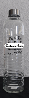 Sticker bouteille – Texte au choix